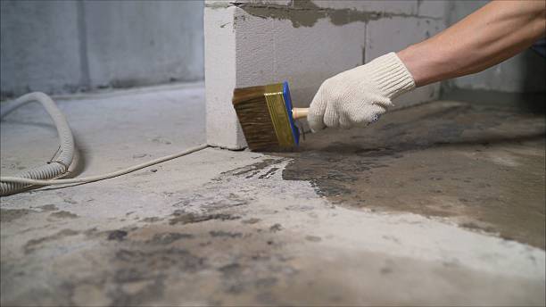 Crawl space vapor barrier installation in New Holstein, WI